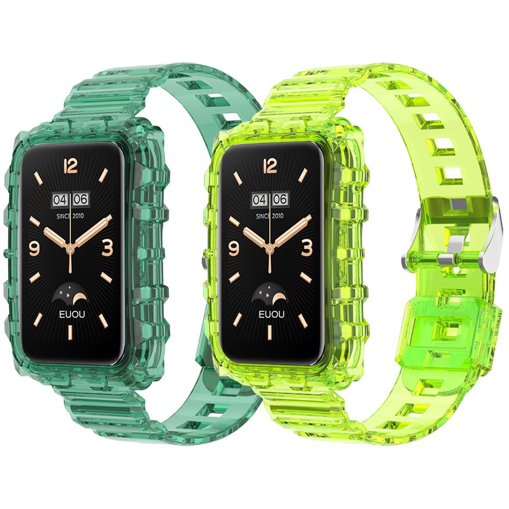 Transparent Strap Case For Xiaomi Band 7 Pro Replacement Wristband For Mi Band 7 Pro Clear Silicone Straps Bracelet Accessories