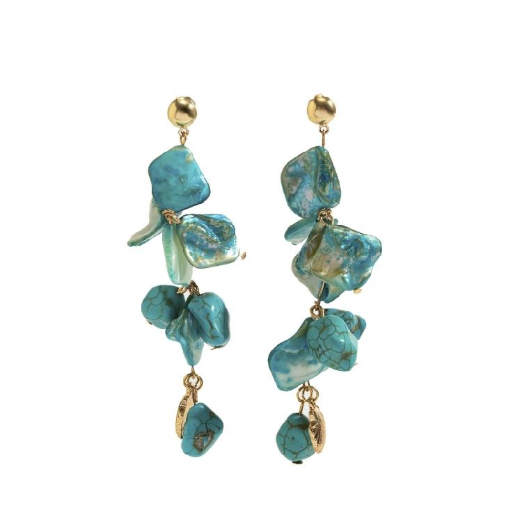 

Pearlescents Shell And Starfish Necklace/Bracelet/Earrings Lightweight Alloy Jewelry For Vacation Wardrobe Essential