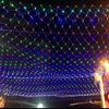 Festoon Net Mesh LED String Light Outdoor Garden Summer Decor Fairy Garland Lamp Wedding Party Courtyard Wall Hanging Lights