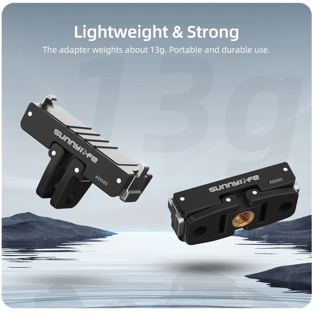 Aluminum Alloy Magnetic Mount Base for Insta360 Go Ultra Action Camera Accessories