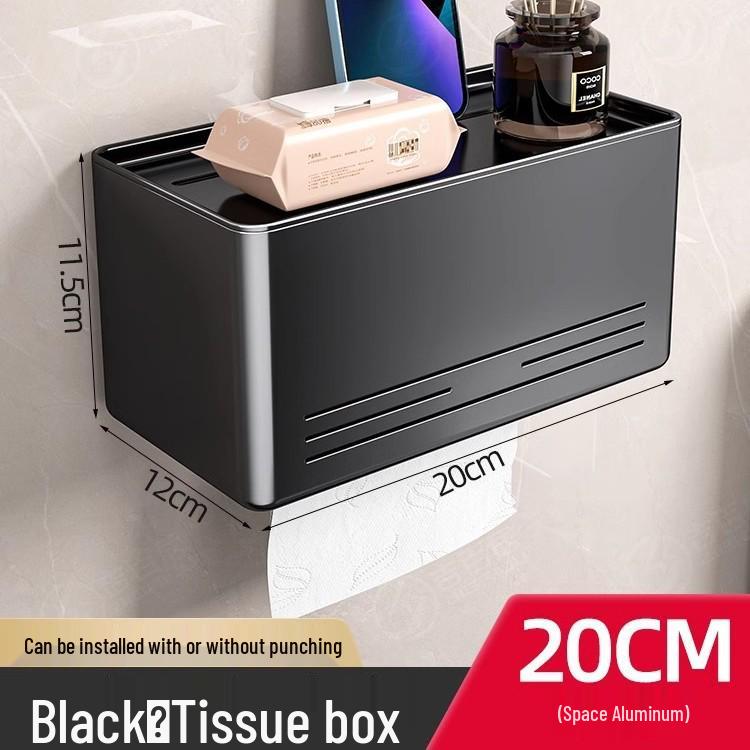 Suport de hârtie igienică și raft de depozitare a șervețelelor pentru baie