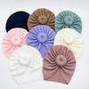 Knotenmützen für Baby Mädchen Beanie Schleife Stirnband Säugling Turban Neugeborenen Kopfschmuck Wintermütze Warme Mütze Kappen Mutter Kinder