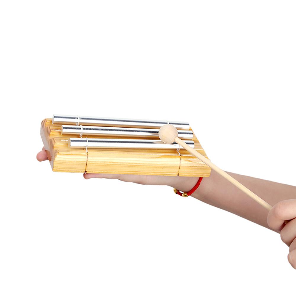 Energy Chime Three Tone with Mallet Exquisite Kid Children Musical Toy Percussion Instrument
