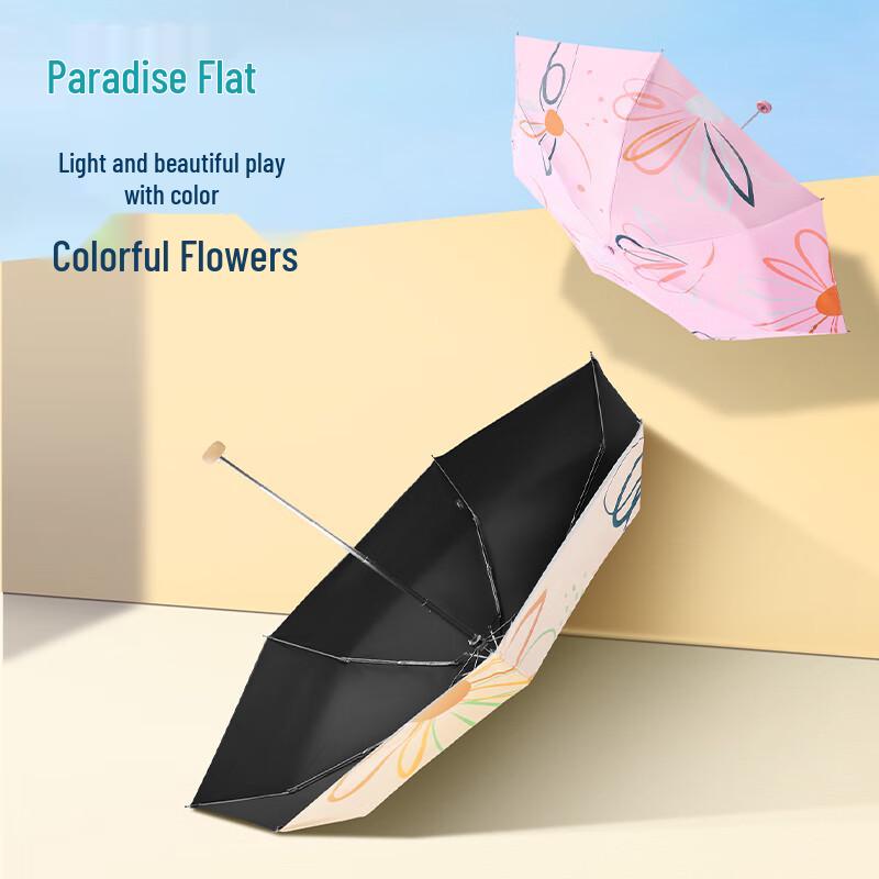 Tiangang 5-Fold Compact Portable UV Protection Sun & Rain Umbrella
