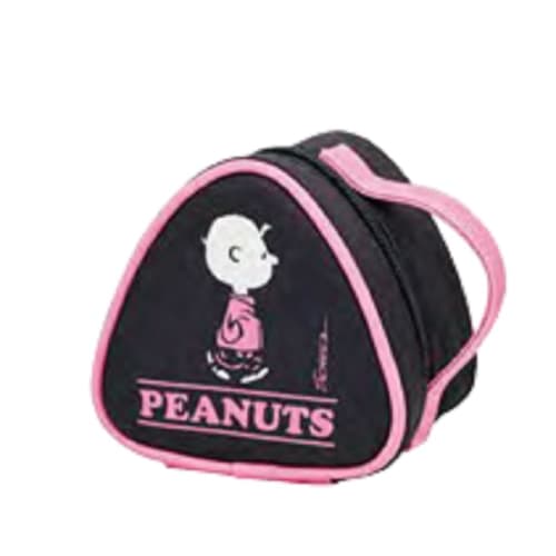 Onishi Ken Seihan PEANUTS Rice Ball Bag CHARLIE BROWN/BK Size: Approx. W10.7 D9 H10 PQ-1301