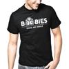 Men's and Women's T-shirts Boobies Me Smile Humorous