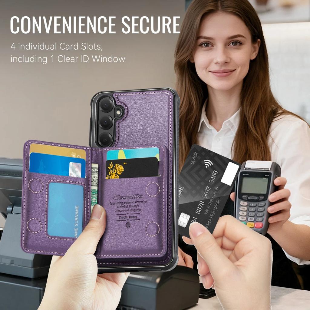Business Style Detachable Magnetic Leather Wallet Case For Samsung Galaxy S26 Ultra S25 Edge S24 Plus S23 S22 A17 A56 A57 Cover