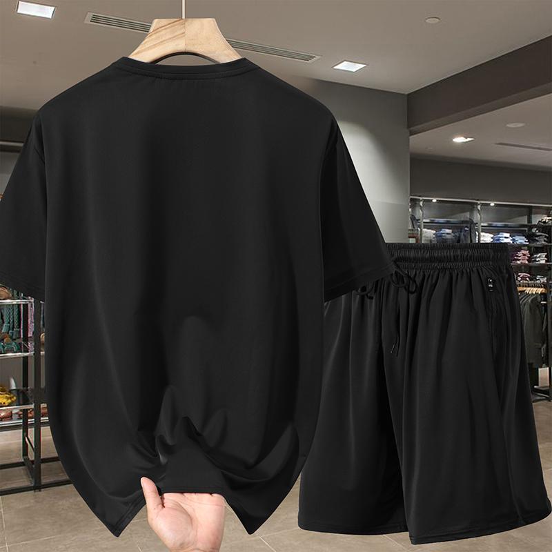 Μεγάλα Μεγέθη 6XL-13XL Υπερμεγέθη Καλοκαιρινά Σετ 2 Τεμαχίων Ανδρικό T-shirt Casual Σορτς Σετ Ρούχα Vintage