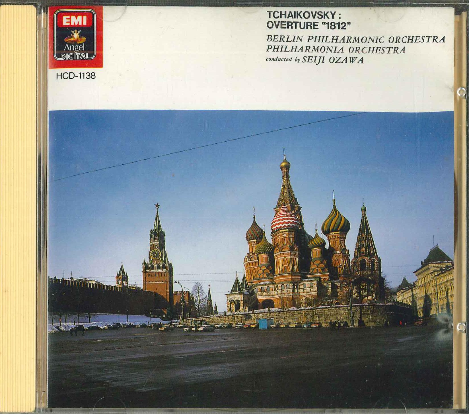 

CD SEIJI OZAWA - Tchaikovsky Overture 1812 HCD1138 EMI Japan Classical Used