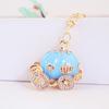 Creative Diamond Drip Pumpkin Car Keychain Přívěsek - roztomilý dárek a taška jako doplněk pro dámy