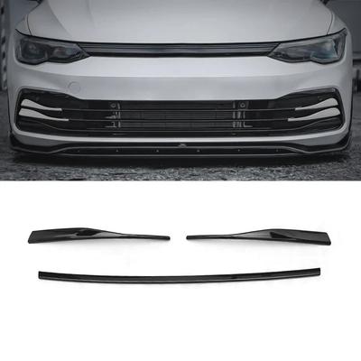 ABS Bumper Bar Front Grill Exhaust Decorative Strips Sticker Body Kits Car Modification for Volkswagen Golf 8 MK8 Pro 2021 2022