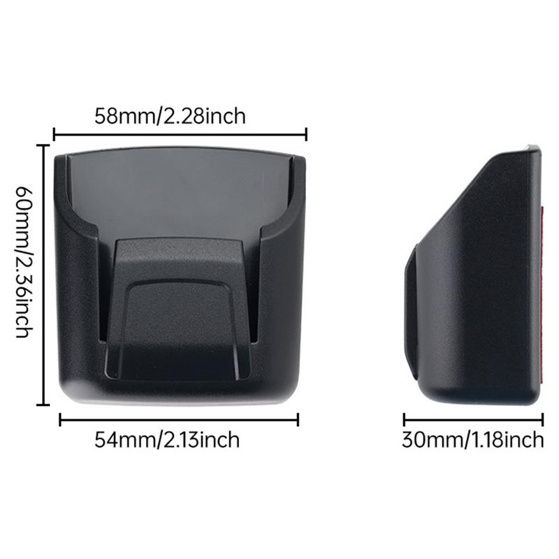 Back Adhesive Storage Box Small Reusable Back Adhesive Car Dashboard Storage Box Space Saving Multifunctional Small Items Organi