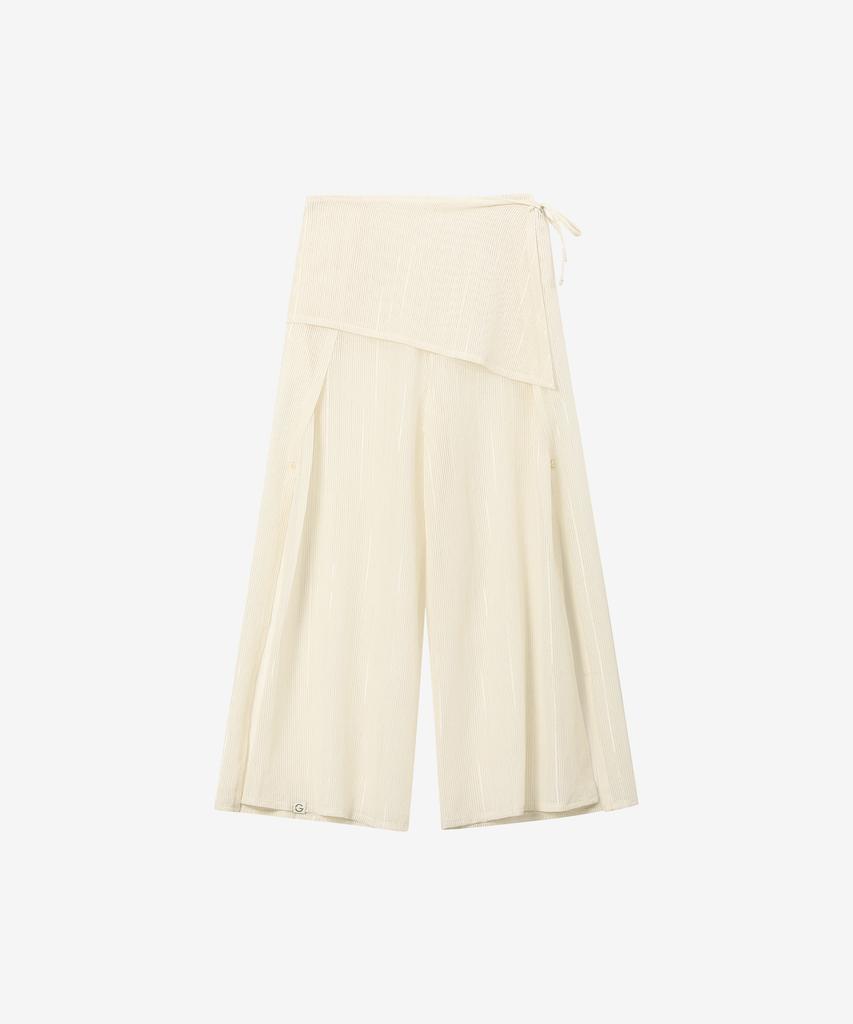 GRANDE LINE See-Through Layered Pants