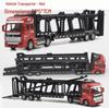 Alloy Semi-Trailer Transport Truck Toy - Durable Model for Boys