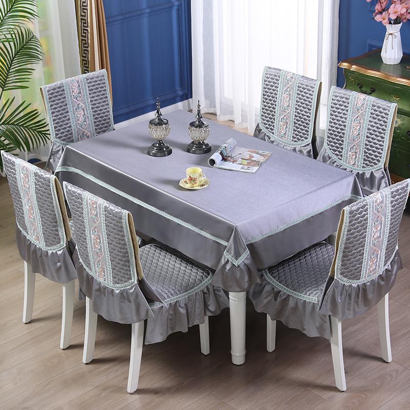 1Pcs Velvet Tablecloth Chair Cushion Cover Wedding Table Cloth European Solid Color Hotel Dining Table Rectangular Table Covers