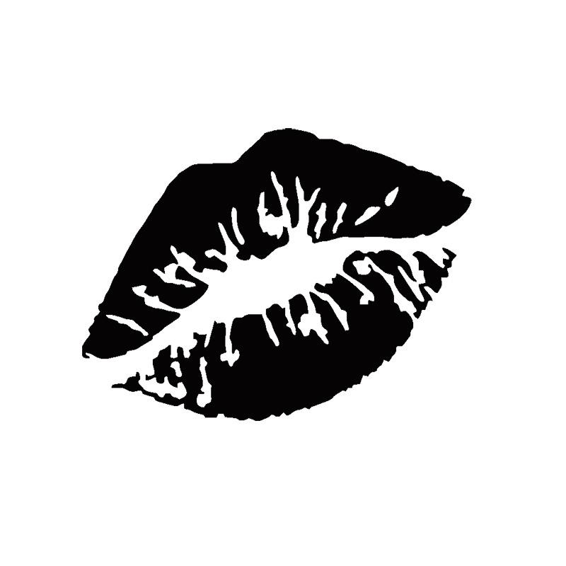 Kuss Lip Auto Aufkleber Auto Karosserie Fenster Stoßstange Windschutzscheibe Motorrad Helm LKW Fahrzeuge Autos Dekoration Zubehör