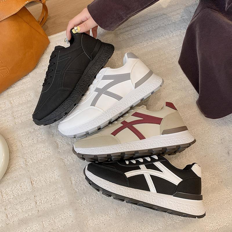 Popular dad shoes women's spring and autumn 2025 new versatile casual platform sports shoes lightweight retro Forrest Gump shoes