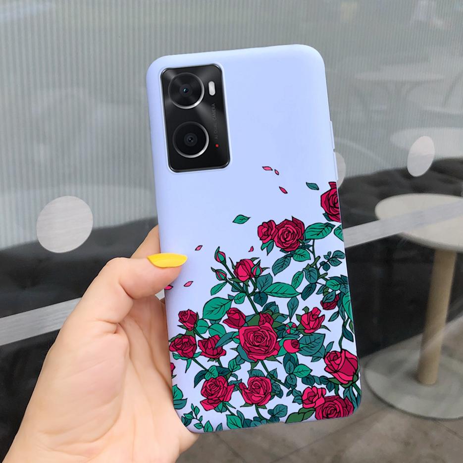 For Oppo A76 Case CPH2375 Fashion Cartoon Girls Cover For Oppo A96 Soft Silicone Case For Oppo A36 A 76 96 OppoA76 OppoA96 Shell
