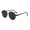 2026 Men's Hipster Cool Irregular Metal Sunglasses: European & American Style, Small Frame Fashion.