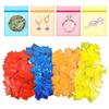 100pcs 1-inch Color Thickened Mini Plastic Sealed Bag for Jewelry Storage Bag for Pills Self Sealing Bag for Christmas Gifts
