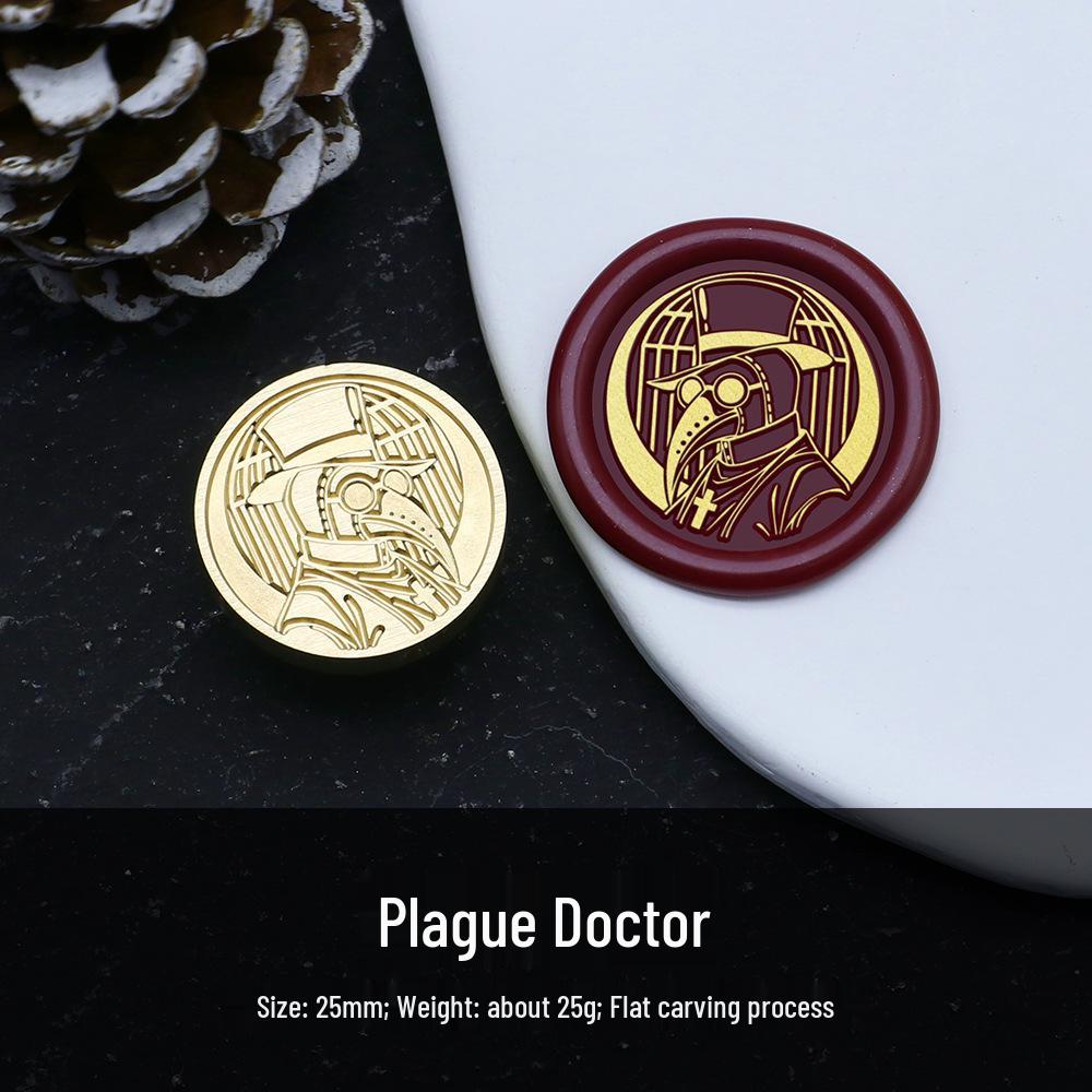 Western Fantasy Series Wax Seal Stamp - Ancient Greek Mythology Copper Head