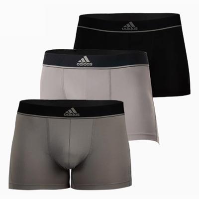 Logo Muster Atmungsaktive Mid-Rise Unterwäsche 3er-Pack Herren Unterwäsche 4A3M04-907