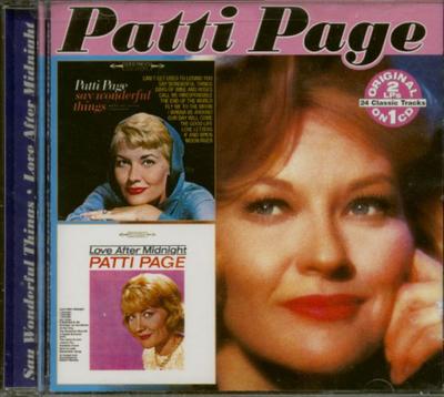 CD PATTI PAGE - Say Wonderful Things: Love After Mi COLCD7598 Collectables 2003 US Pop Used