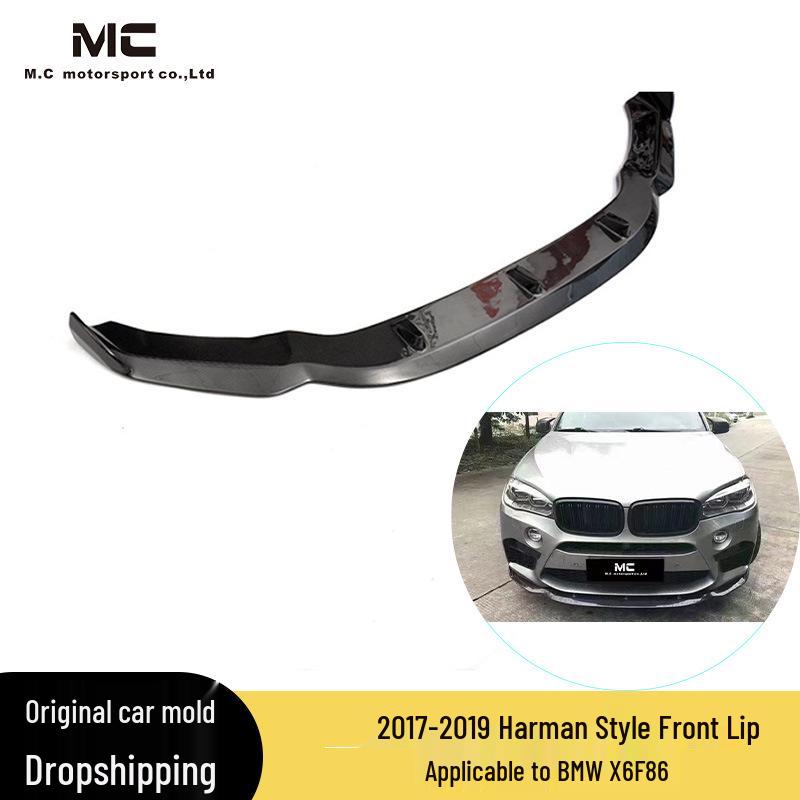 

Harman-Style Carbon Fiber Front Lip Spoiler for BMW X6 F86 (2020+) No