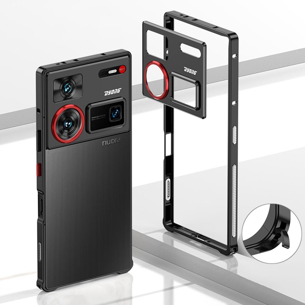 

Для ZTE nubia Z60 Ultra Бампери Металева Рамка Чохол з Тепловідведенням із Захистом Камери A