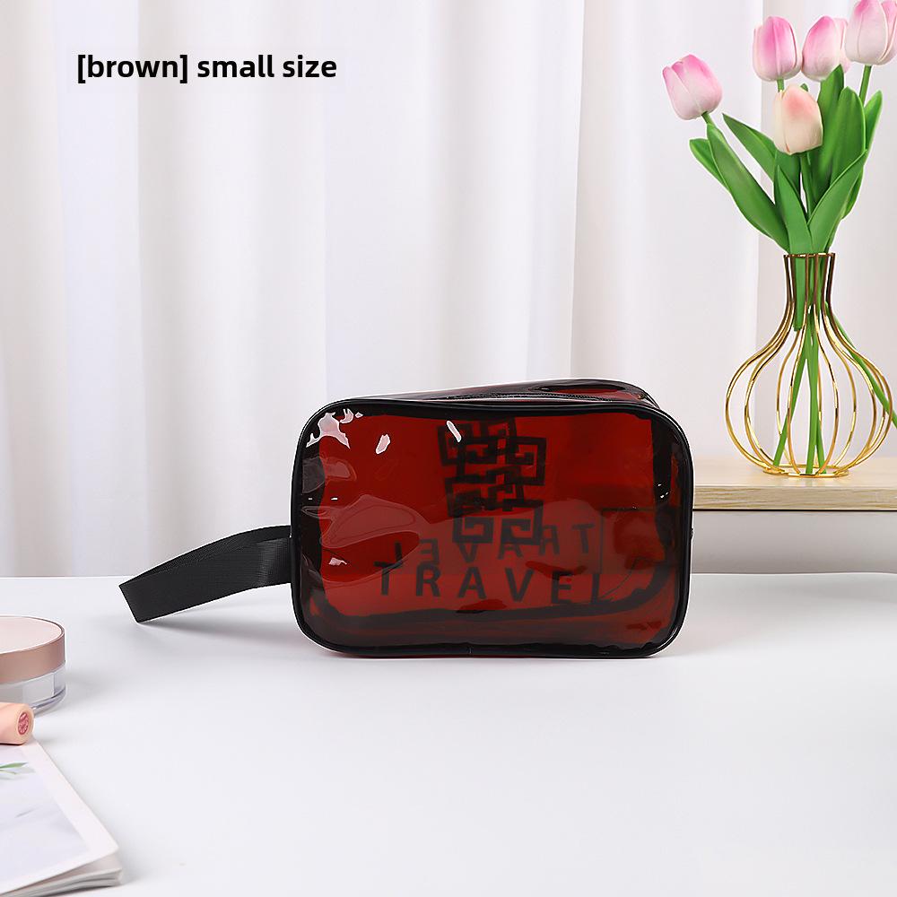 

Водонепроницаемая прозрачная косметичка из ПВХ для путешествий - большой вместимости, портативный органайзер для туалетных принадлежностей