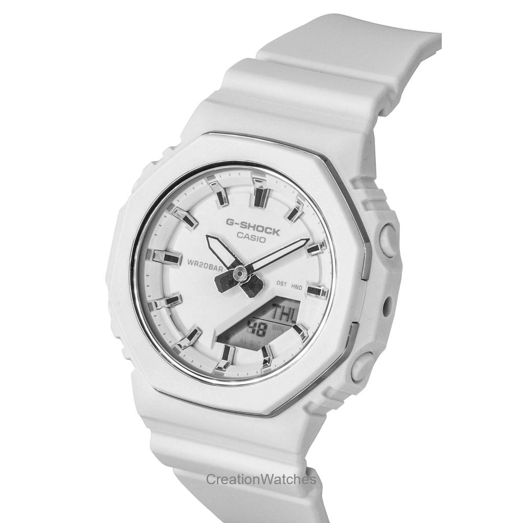Casio G-Shock Analog Digital Bio-Based Resin Strap White Dial Quartz GMA-P2110-7A 200M Women's Watch