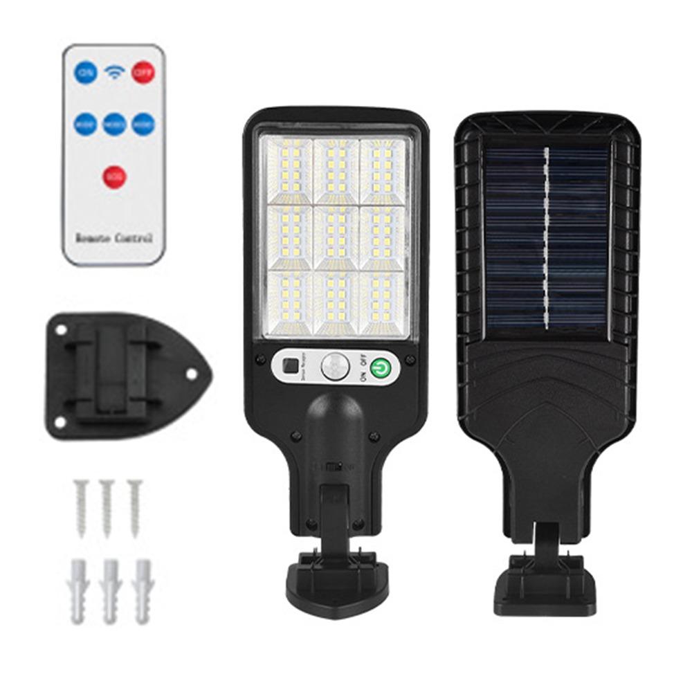 3 Light Mode LED Solar Street Lights Waterproof Solar Powered Security Light  Street