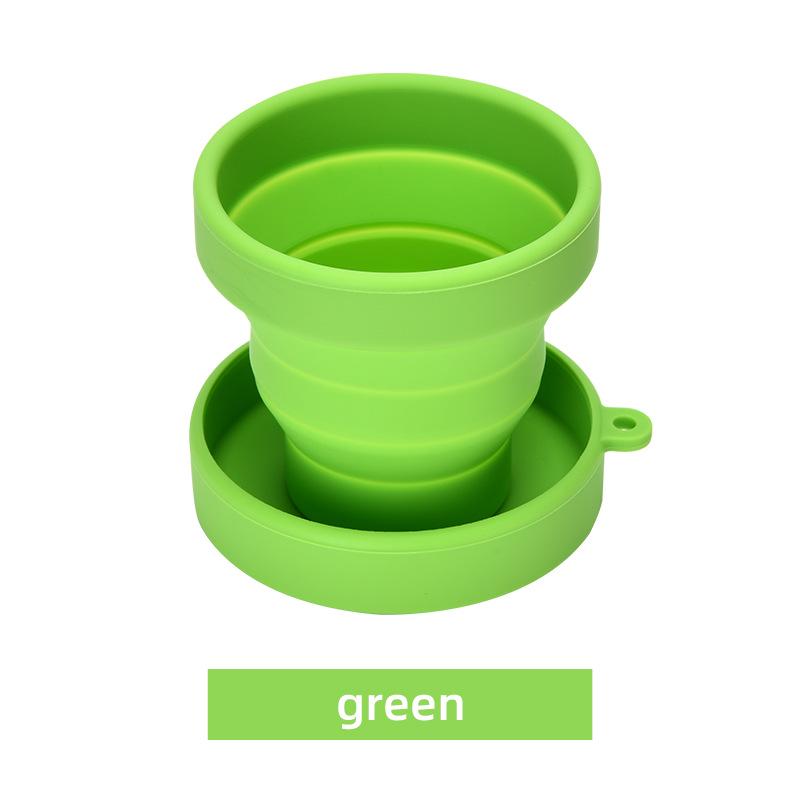 

Складной силиконовый стакан для воды - Портативный, Противоударный, Телескопический и Идеальный для путешествий на открытом воздухе или в качестве праздничного подарка 150ML