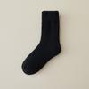 5 Pairs solid Color Hairy Soft Mid Tube Stockings Floor Sleep Socks Women Winter Warm Thicken Snow socks