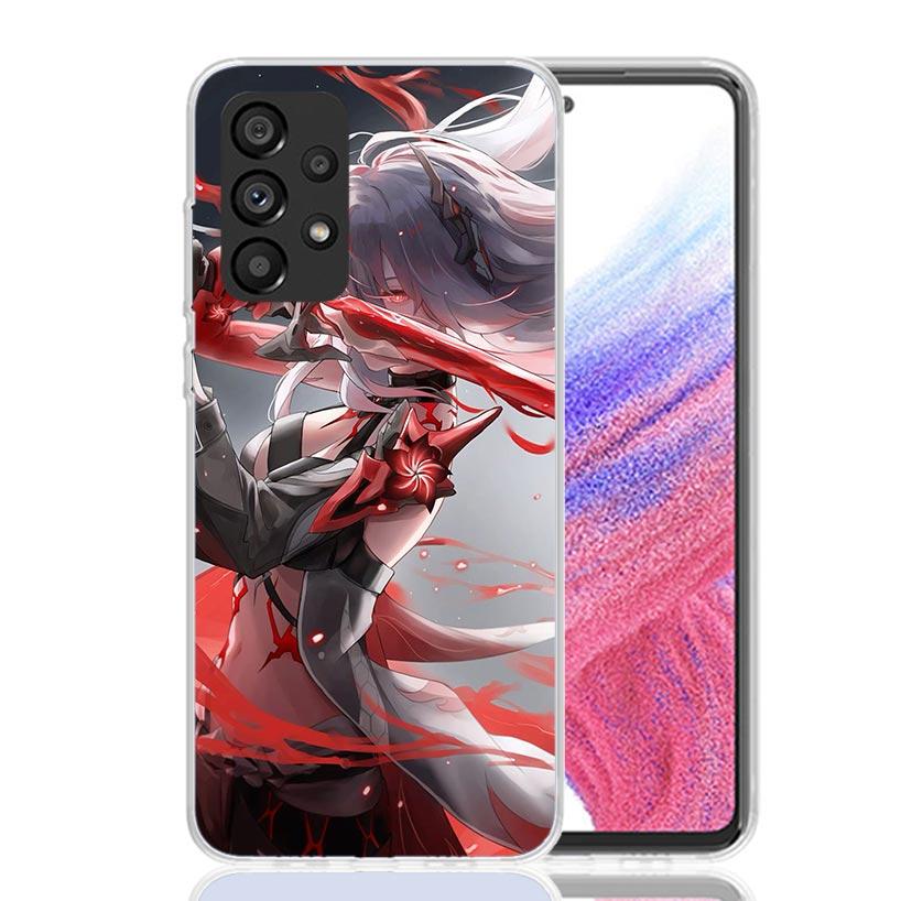 Honkai Star Rail Acheron Phone Case for Samsung Galaxy A17 A16 A15 A14 A13 A57 A56 A55 A54 A53 A37 A36 A35 A34 A33 A26 A25 A24 A