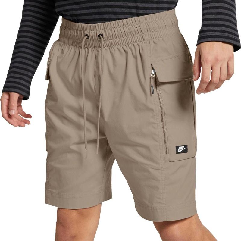 Nike Sportswear Casual Cargo Big Pocket Sports Shorts Khaki Men's AR2374-247