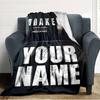 Name Custom Drake Print Flannel Blanket High Quality Warm Comfortable Cover for All Seasons Perfect for Gifts Home Decor