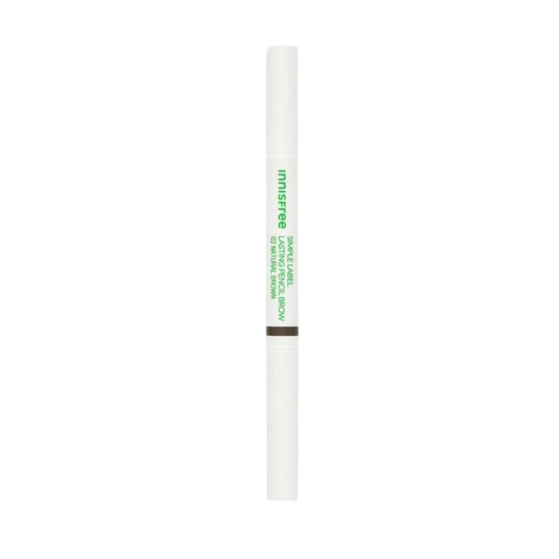 Innisfree Simple Label Lasting Pencil Brow 0.15g | Vegan Eyebrow Pencil | Long-Lasting Smudge-Proof Natural Brow [4 Colors]