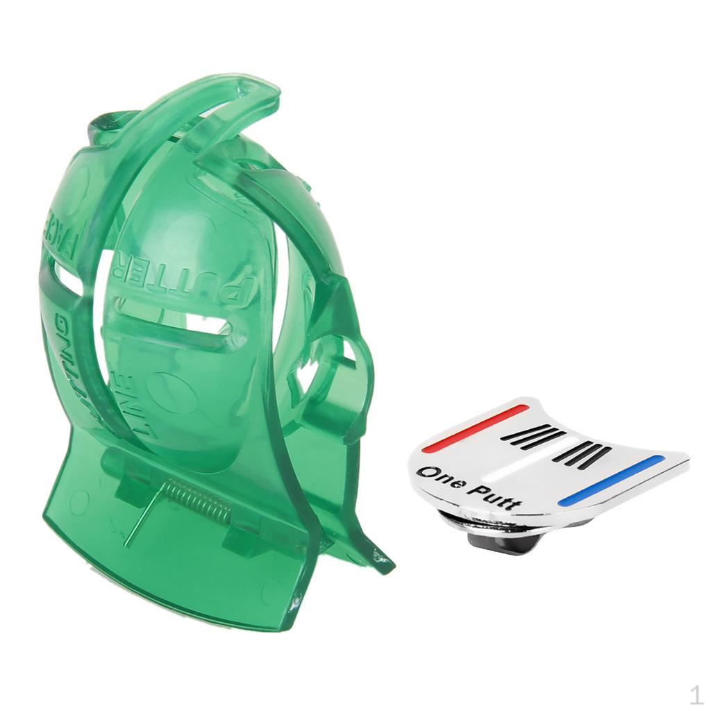 Golf Putting Alignment Tool Ball Marker With Hat Liner uygun fiyatlı