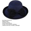 Bucket Hat Wide Wavy Lace Brim Sun Protection Hat with Ribbon Bow Decoration Summer Travel Beach Vacation Hat