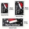 1Pcs Anti Fatigue Kitchen Rugs,Santa Claus Hat Print Waterproof Non-Slip Thick Cushioned Kitchen Mat Heavy Duty Comfort Standing Mat for Kitchen