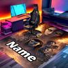 Custom Name Personalized Avatar Print Carpet, Versatile Home Decor Rug, for Playroom, Apartment, Balcony, Entryway, Hallway Gift