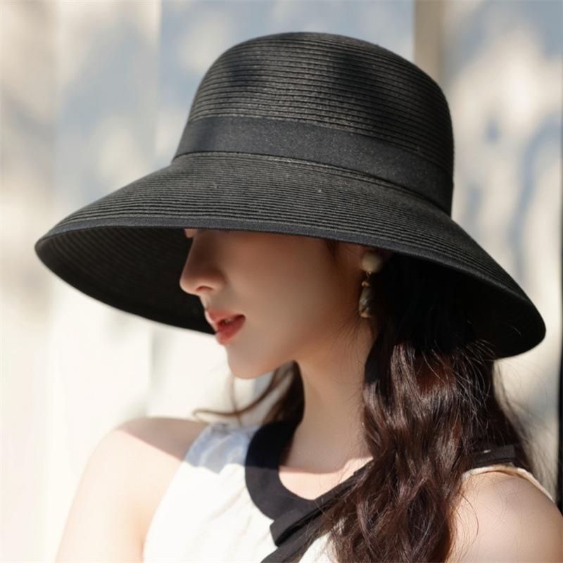 Sun Hat Children's Summer New Big Brim Straw Hat Travel Seaside Sunscreen Beach Hat Versatile Straw Sun Hat