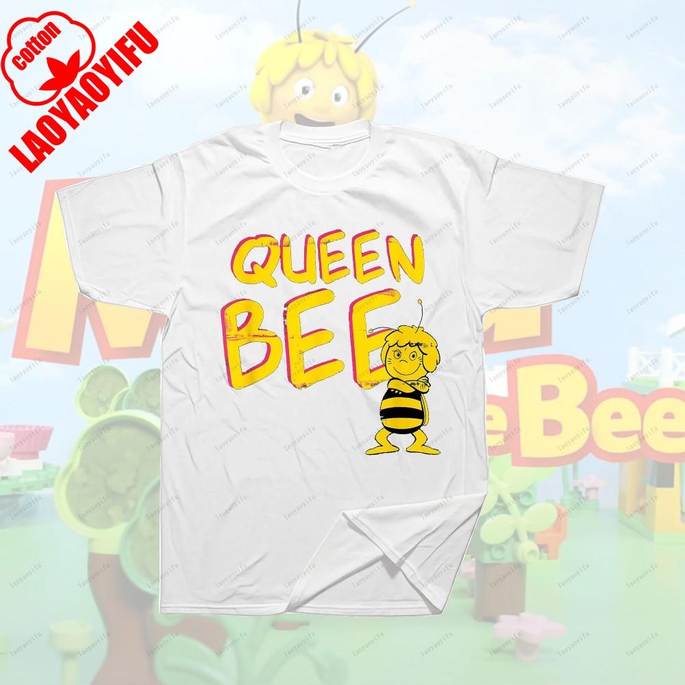 Maya The Bee Movie Cartoon Character T-shirts Cartoons T Shirt for Fitness Training Jogging Outdoor Activities