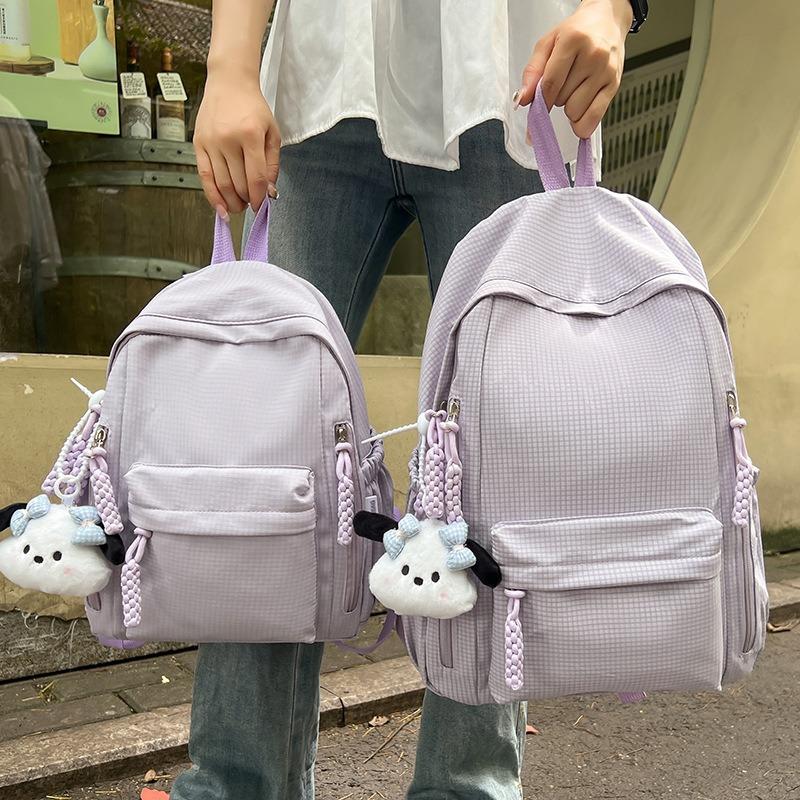 School bag backpack men's large-capacity leisure travel computer backpack female junior high school student high school student schoolbag tide