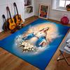 Holy Virgin Mary with Radiant Halo Patterned Carpet a Non Slip Rug Suitable for All Seasons and Any Setting, Gift