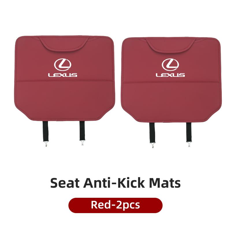 2026 Hot Interior Stickers Car Seat Anti-Kick Pad Seatback Storage Protector Cover Accessories For Lexus CT ES GS NX IS250 CT200