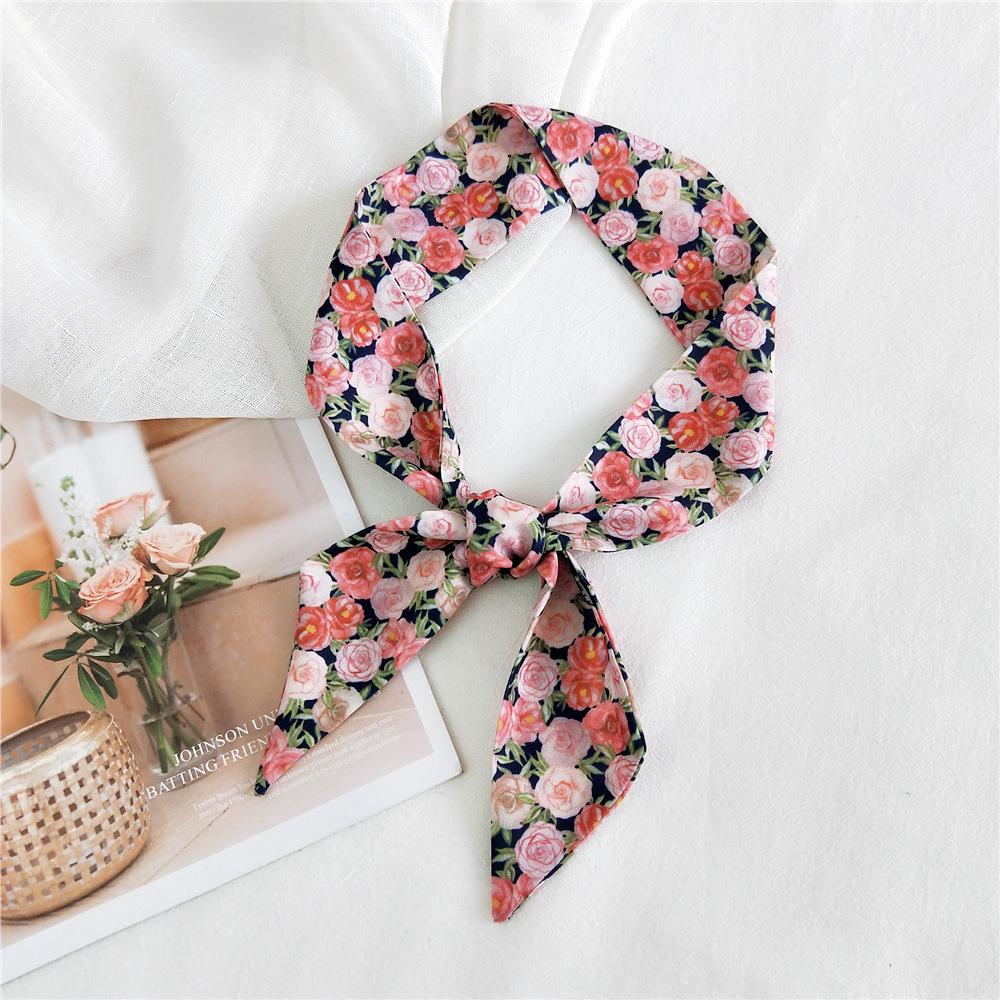 New Scarves Silk Scarves Women'S Spring And Autumn Season Long Decorative Professional Scarves Summer Thin Styles Paired With Shirts Stylish