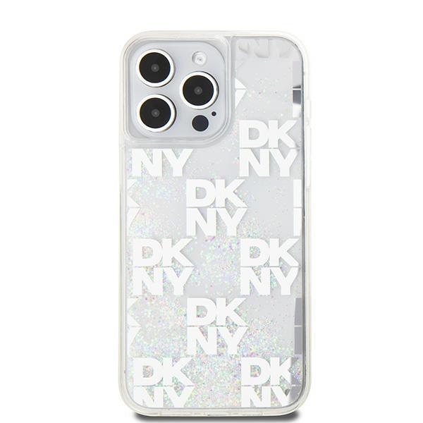 Dkny Dkhcp15Xlcpept Iphone 15 Pro Max6.7 Biały/White Hardcase Płynny Brokat Multilogo