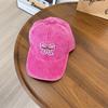 Trendy Sweet Bow Baseball Cap Spring and Summer Sunshade Sunscreen Washed Soft Top Retro Cute Cap Children